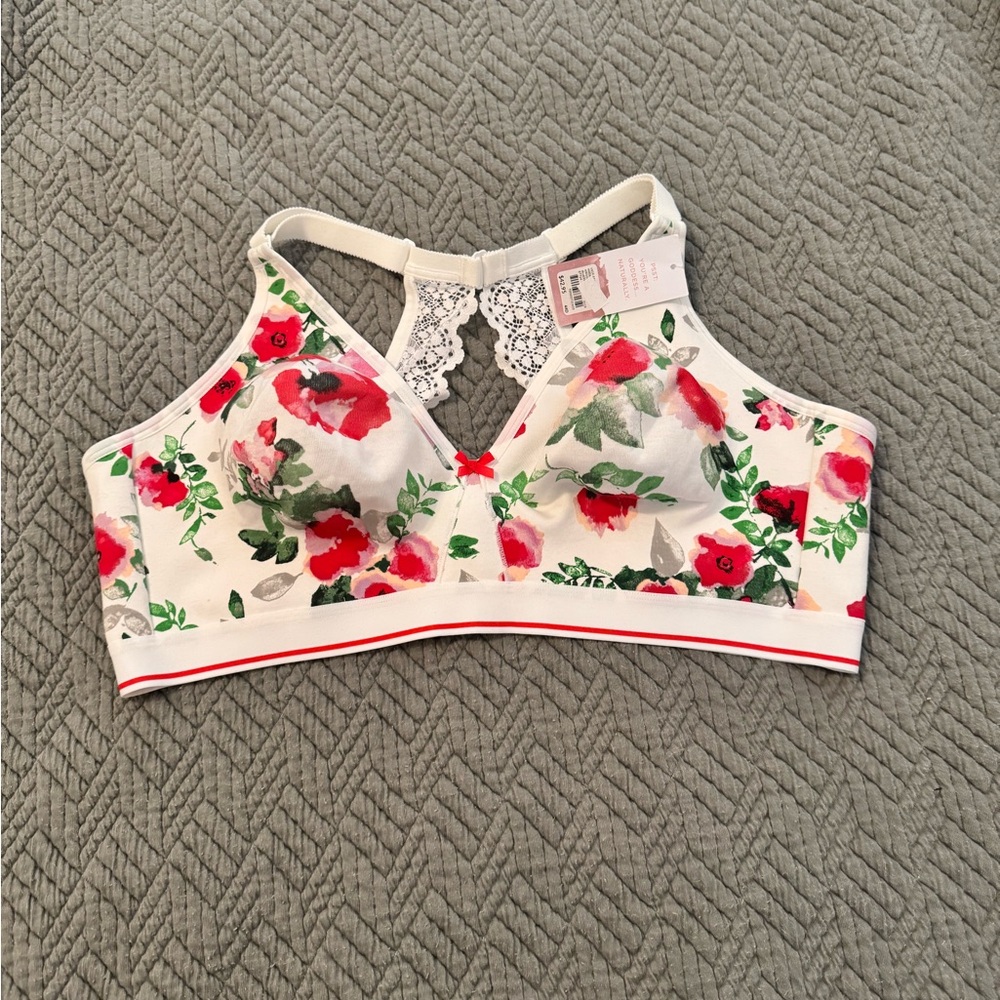 Cacique bra no wire unlined full coverage 44d NWT